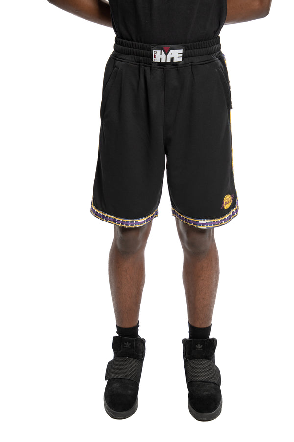 Los Angeles Lakers Kente Dunk Short Black