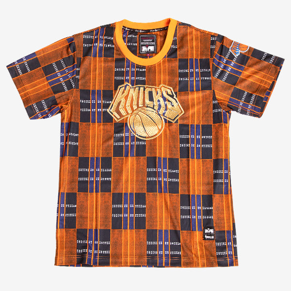New York Knicks Team Kente Print Performance T-Shirt