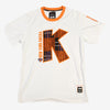 New York Knicks 90's Kente Team Letter Performance T-Shirt White